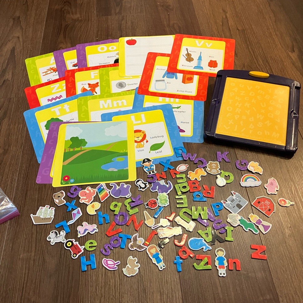 MagnaMix Letters Magnetic Learning Set - Picture 2 of 3